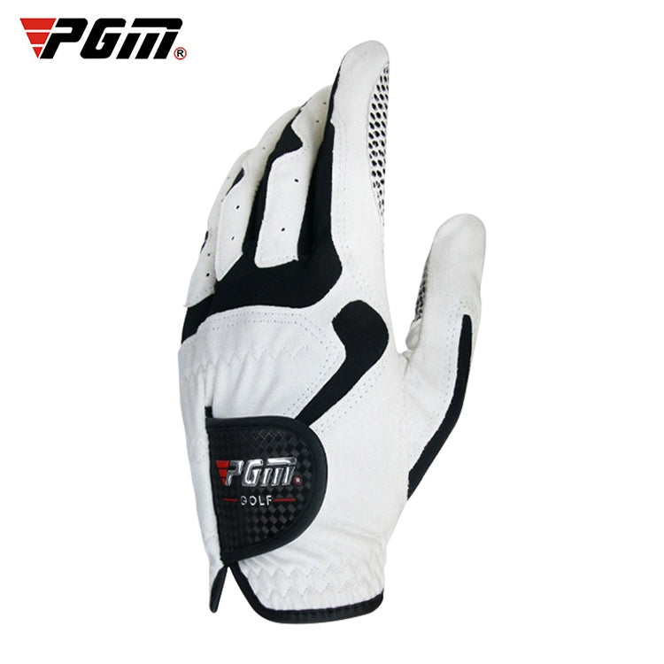 ถุงมือไมโครไฟเบอร์สำหรับเล่นกอล์ฟมือซ้าย PGM ป้องกันลื่น สำหรับผู้ชาย ขนาด 22, 23, 24, 25, 26
