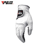 ถุงมือกอล์ฟ PGM หนังแกะกันลื่นสำหรับผู้ชาย (ขนาด: 27-มือขวา), มือซ้าย, มือขวา