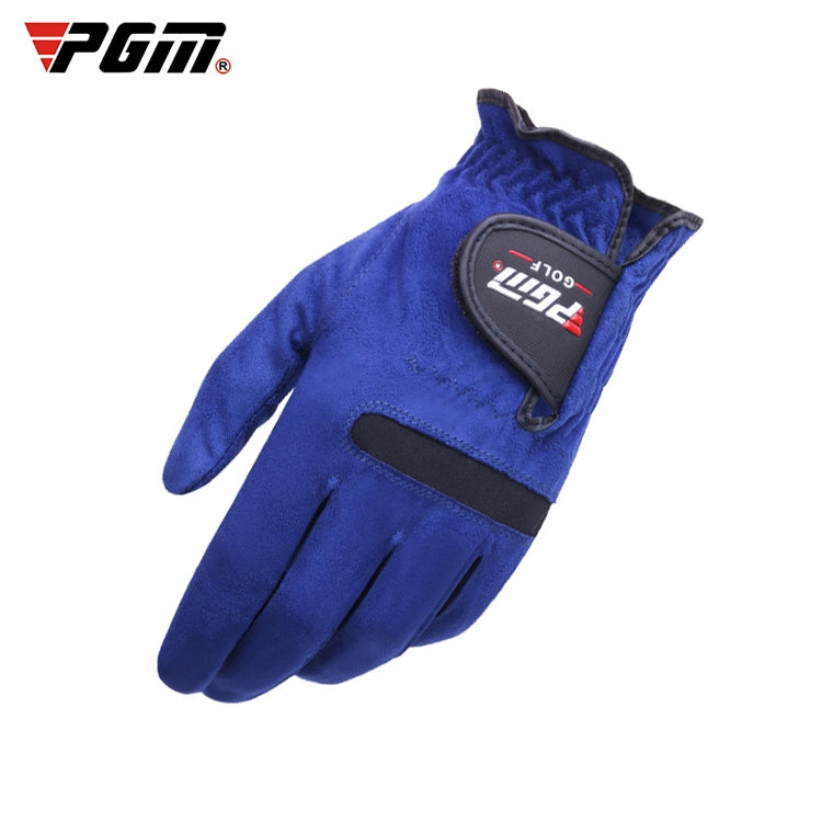 ถุงมือกอล์ฟ PGM ผ้าไมโครไฟเบอร์ระบายอากาศสำหรับผู้ชาย (ขนาด: 27-มือขวา), มือซ้าย, มือขวา