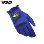 ถุงมือกอล์ฟ PGM ผ้าไมโครไฟเบอร์ระบายอากาศสำหรับผู้ชาย (ขนาด: 27-มือขวา), มือซ้าย, มือขวา