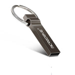 MicroDrive แฟลชไดรฟ์ USB 2.0 โลหะ 4GB พร้อมพวงกุญแจ, 4GB