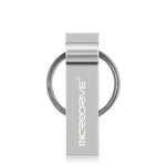MicroDrive แฟลชไดรฟ์ USB 2.0 โลหะ 4GB พร้อมพวงกุญแจ, 4GB