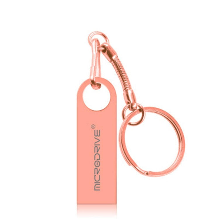 MicroDrive แฟลชไดรฟ์ USB 2.0 โลหะกันน้ำความเร็วสูง 16GB (สีเทา), 16GB