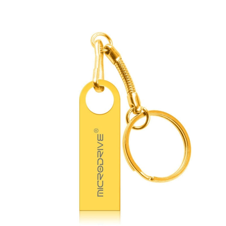 MicroDrive แฟลชไดรฟ์ USB 2.0 โลหะกันน้ำความเร็วสูง 16GB (สีเทา), 16GB