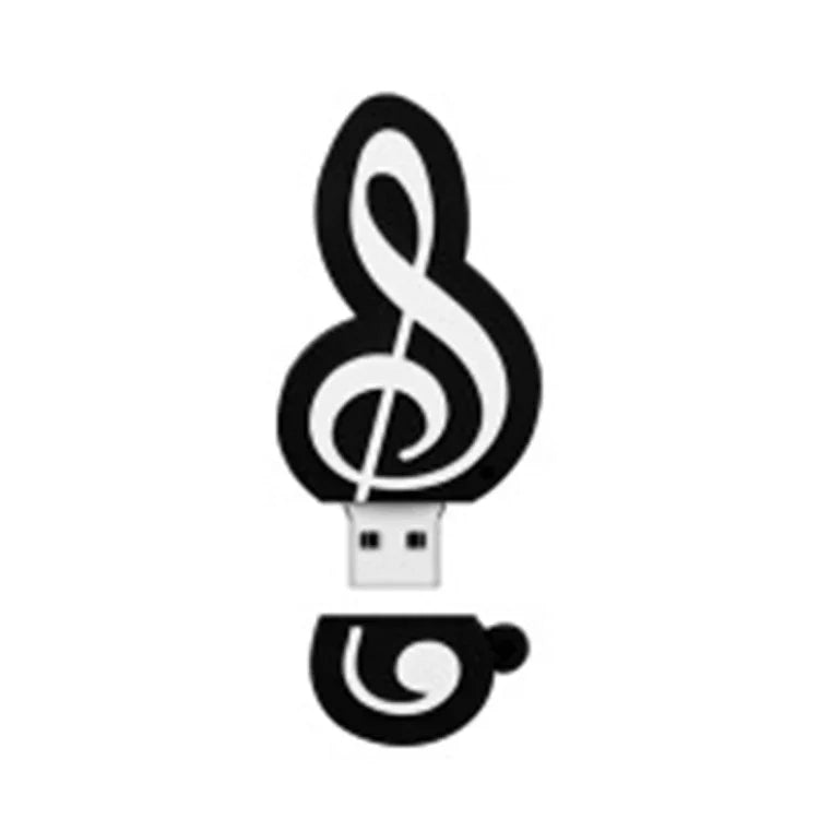 MicroDrive 16GB USB 2.0 แฟลชไดรฟ์โน้ตเพลง, 16GB