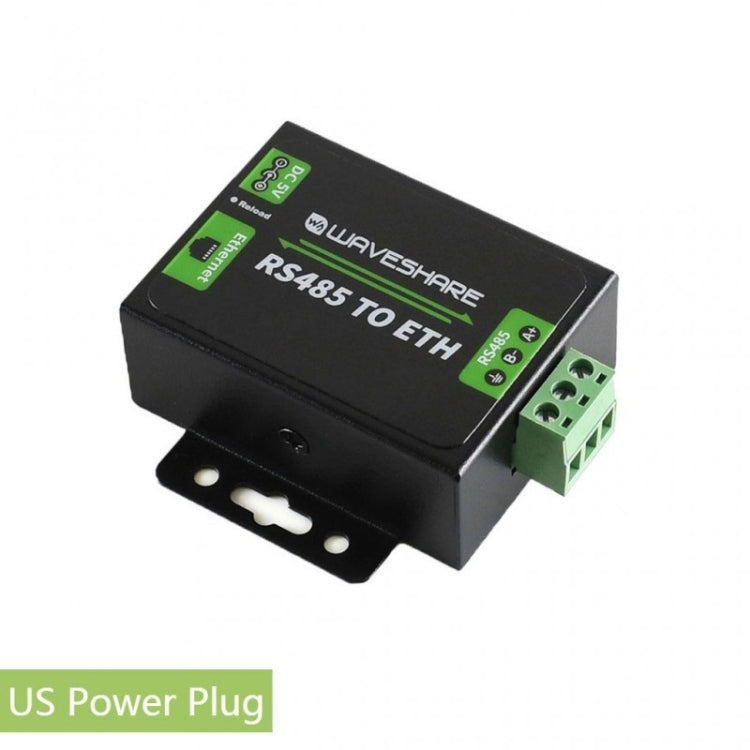อะแดปเตอร์แปลง Waveshare RS485 เป็น Ethernet, ปลั๊กแบบ US, RS485