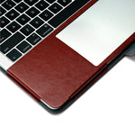 เคสหนัง PU ลายหนังม้าบ้าแบบพับแนวนอนสำหรับ MacBook Pro 13.3 นิ้ว รุ่น A1989 (2018)