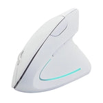 เมาส์ออปติคอลไร้สายแบบตั้งตรง 2.4GHz รุ่นใช้แบตเตอรี่ (สีดำ), รุ่นใช้แบตเตอรี่ (สีขาว)