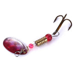 ชุดเหยื่อปลอม HENGJIA SPB30 ประกอบด้วยเลื่อมโลหะ 30 ชิ้น เหยื่อปลอมสำหรับปลากะพงทะเลสด ความยาว 2.5 ถึง 4 ซม., บรรจุถุง