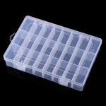 กล่องเก็บอุปกรณ์ตกปลา HENGJIA qt022 แบบกันน้ำ 24 ช่อง อเนกประสงค์ ใสโปร่งแสง
