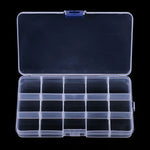 HENGJIA qt020 กล่องเก็บอุปกรณ์เครื่องมือประมงกันน้ำ 15 ช่อง