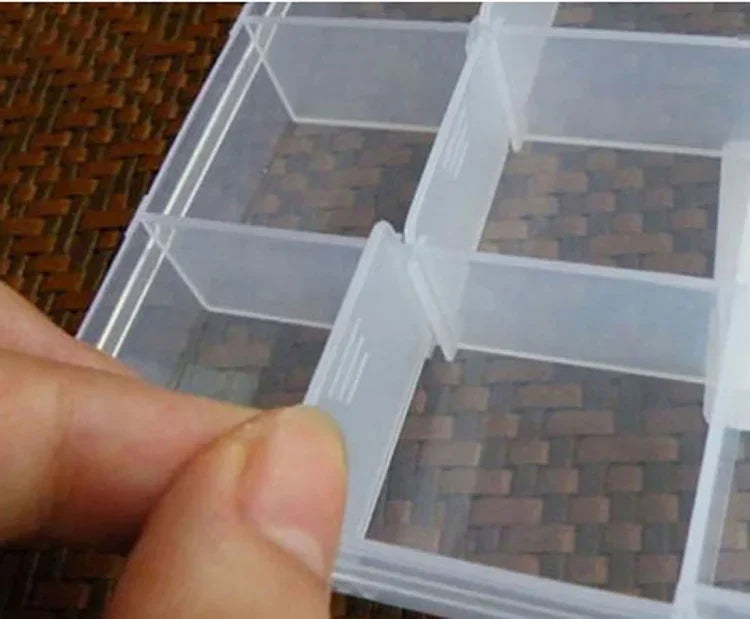 HENGJIA qt020 กล่องเก็บอุปกรณ์เครื่องมือประมงกันน้ำ 15 ช่อง