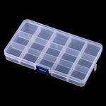 HENGJIA qt020 กล่องเก็บอุปกรณ์เครื่องมือประมงกันน้ำ 15 ช่อง