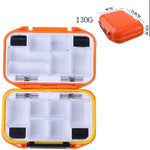 HENGJIA qt020 กล่องเก็บอุปกรณ์เครื่องมือประมงกันน้ำ พร้อมตะขอและกล่องเหยื่อขนาดเล็ก: 11.5 x 8 x 3.5 ซม.