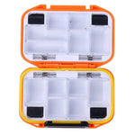 HENGJIA qt020 กล่องเก็บอุปกรณ์เครื่องมือประมงกันน้ำ พร้อมตะขอและกล่องเหยื่อขนาดเล็ก: 11.5 x 8 x 3.5 ซม.