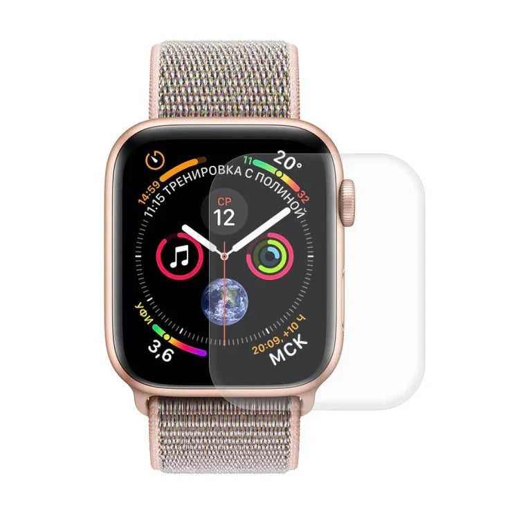 เคส TPU ครึ่งหุ้ม ENKAY Hat-Prince 2 in 1 พร้อมฟิล์ม PET โค้ง 3D แบบเต็มจอและดัดความร้อน สำหรับ Apple Watch Series 6 / 5 / 4 / SE 3 / SE 2 / SE 1 ขนาด 40 มม., สำหรับ Apple Watch Series 6 / 5 / 4 / SE 3 / SE 2 / SE 1 ขนาด 40 มม.