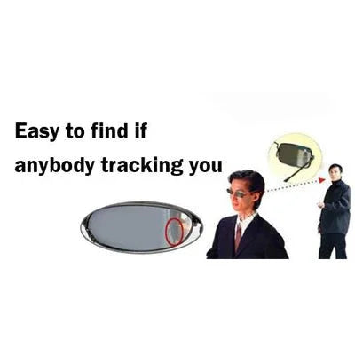 Anti - Track UV Protection Reflex Sunglasses Side Mirror with Protective Box - Trustpick