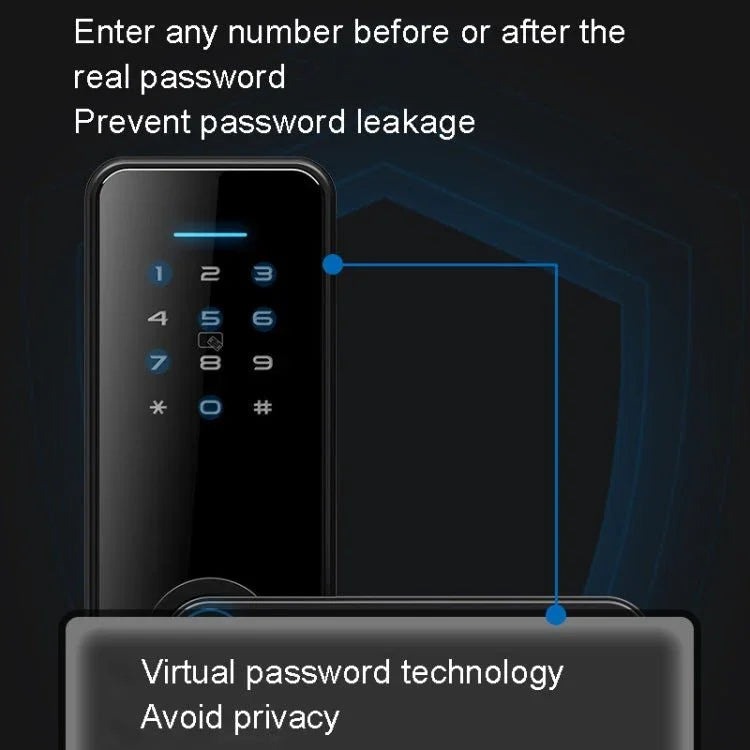C89 Smart Fingerprint Password Lock Home Indoor Door TUYA System Lock - Trustpick