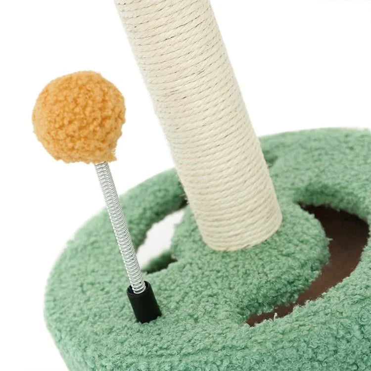 Cat Climbing Rack Small Turntable Cat Scratching Board Toy - Trustpick