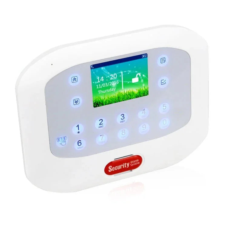 DY - GSM50A 8 in 1 Kit 315MHz / 433MHz Wireless GSM/PSTN Intelligent Anti - Burglar Alarm System, Touch Panel LCD Screen - Trustpick