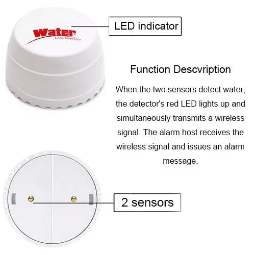 DY - SQ100B Water Leakage Detector with Two Sensors - Trustpick