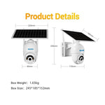 ESCAM QF450 HD 1080P 4G AU Version Solar Powered IP Camera without Memory, Support Two - way Audio & PIR Motion Detection & Night Vision & TF Card - Trustpick