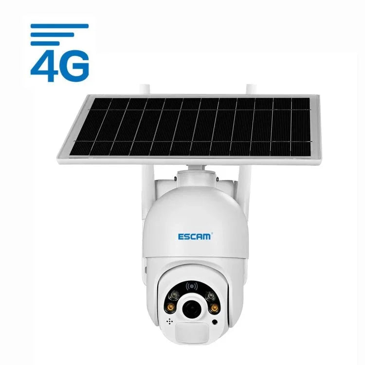 ESCAM QF450 HD 1080P 4G US Version Solar Powered IP Camera without Memory, Support Two - way Audio & PIR Motion Detection & Night Vision & TF Card - Trustpick