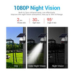 ESCAM QF724 3MP 24h Recording Cloud Storage PT 4G PIR Alarm IP Camera with Solar Panel - Trustpick
