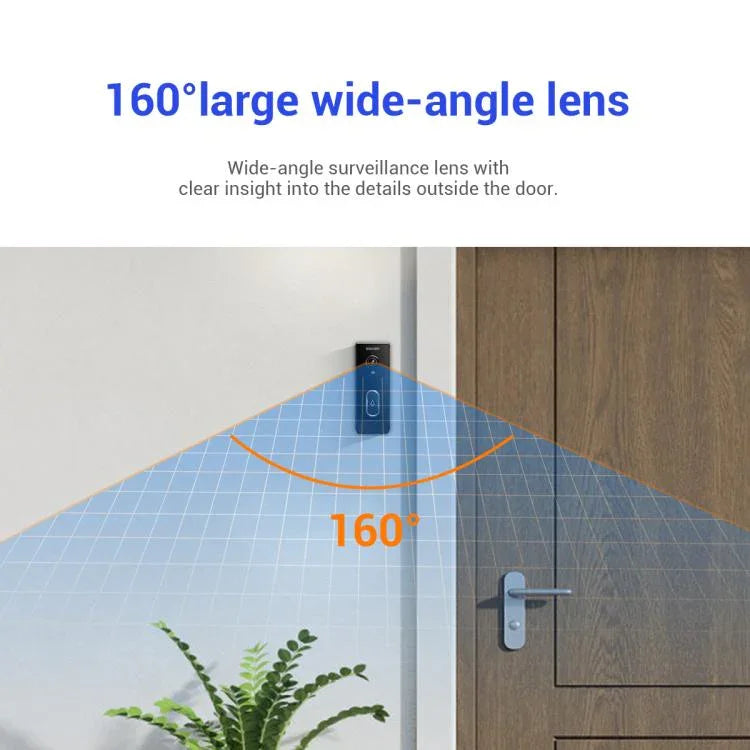 ESCAM V5 TUYA 1080P Intelligent Two - Way Voice Night Vision Wireless Doorbell - Trustpick