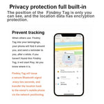Findmy Tag Square Smart Bluetooth Anti - lost Alarm Locator Tracker - Trustpick