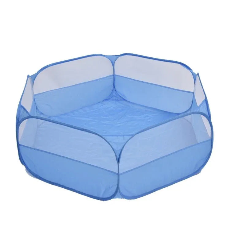 Folded Small Pet Fence Outdoor Workout Game Crawling Small Animal Tent, Specification： - Trustpick