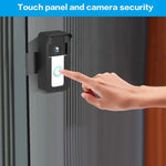 For Blink / Google Ring Doorbell Device Universal Door Overhead Bracket Anti - theft Adjustable - Trustpick