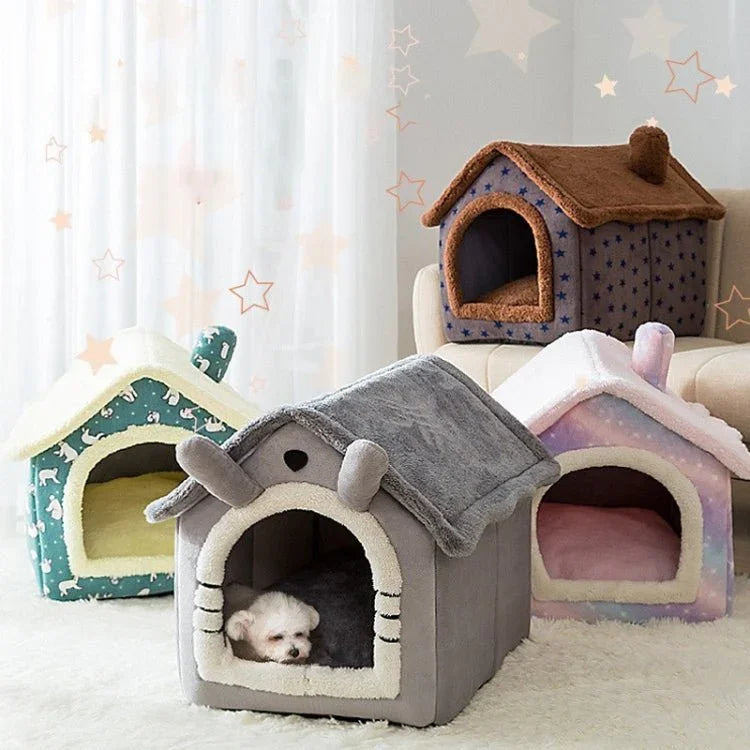 House Type Universal Removable and Washable Pet Dog Cat Bed Pet Supplies - Trustpick