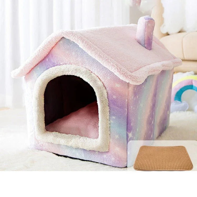 House Type Universal Removable and Washable Pet Dog Cat Bed Pet Supplies - Trustpick