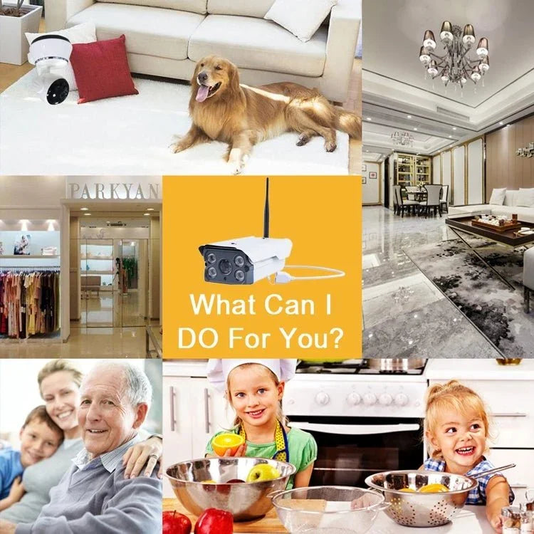 J - 01100 1.0MP Smart Wireless Wifi IP Camera, Support Motion Detection & Infrared Night Vision & TF Card(64GB Max) - Trustpick