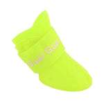 Lovely Pet Dog Shoes Puppy Candy Color Rubber Boots Waterproof Rain Shoes, S, Size: 4.3 x 3.3cm - Trustpick