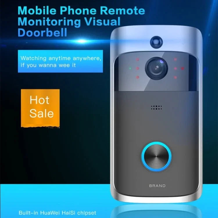 M3 720P Smart WIFI Ultra Low Power Video Visual Doorbell,Support Mobile Phone Remote Monitoring & Night Vision - Trustpick