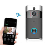 M4 720P Smart WIFI Ultra Low Power Video PIR Visual Doorbell with 3 Battery Slots,Support Mobile Phone Remote Monitoring & Night Vision & 166 Degree Wide - angle Camera Lens - Trustpick