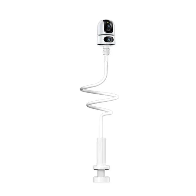 No - Drill Security Camera Mount With Clip Flexible Bendable Bracket Base For Baby Monitor/Webcam - Trustpick