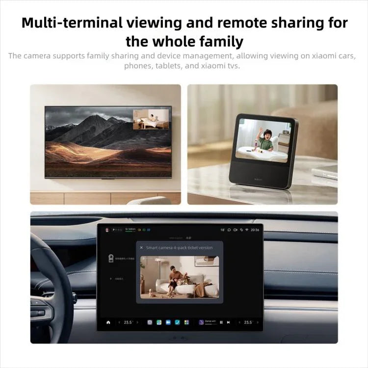 Original Xiaomi Mijia Smart Camera 4 Dual Lens PTZ 360 Degree AI Detection 5MP WiFi 6 Home Security Mi Home APP Camera - Trustpick