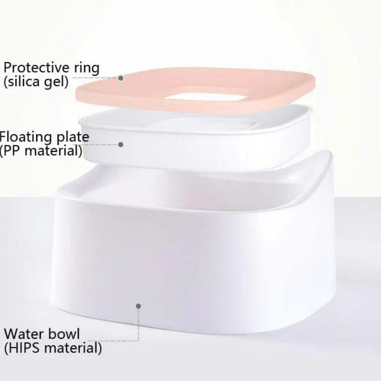 Pet Floating Drinking Bowl Without Wet Mouth Bowl Splash - Proof Drinking Bowl Pet Drinker - Trustpick