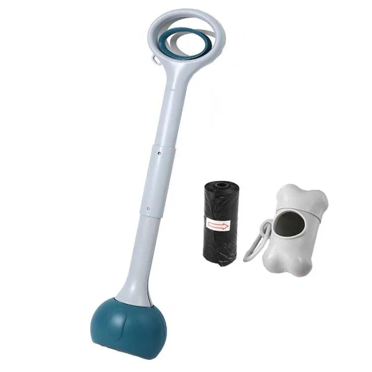 Pet Poop Picker Dog Walking Tools With Garbage Bag Storage Box - Trustpick