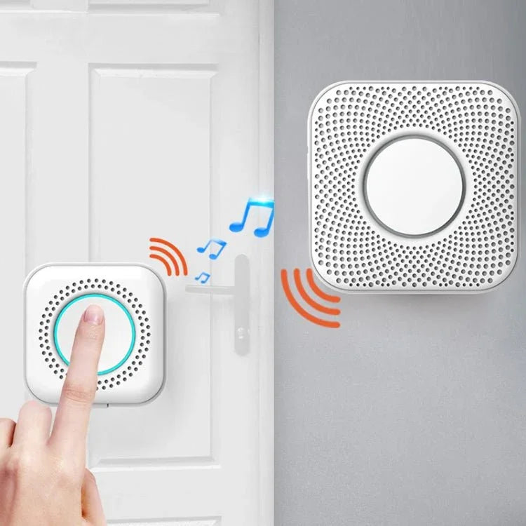 PJ - 16 Intelligent Wireless Doorbell with 8 - level Volume Adjustable & 36 Ringtones, EU Plug - Trustpick