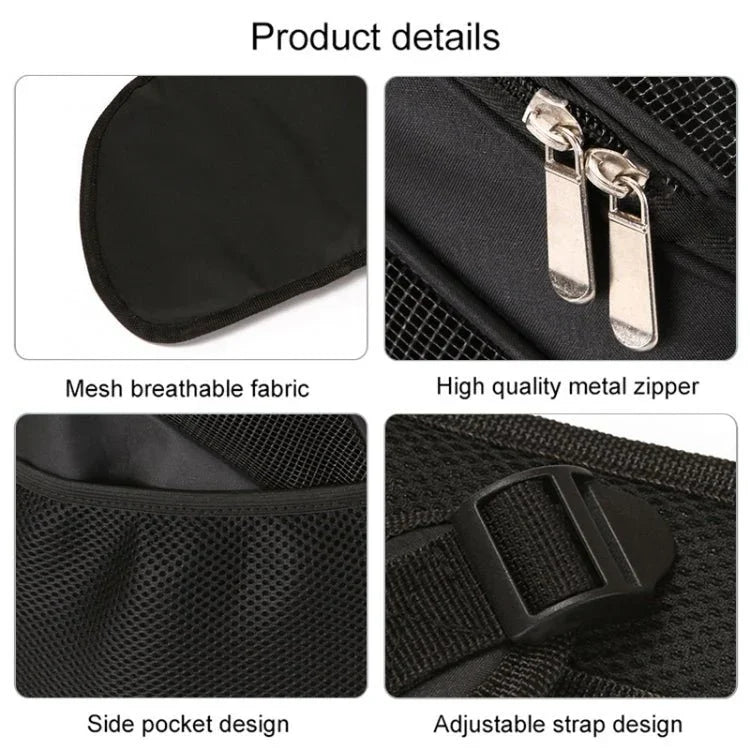 Portable Folding Nylon Breathable Pet Carrier Backpack, Size: 33 x 30 x 24cm - Trustpick