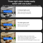 Q20 Outdoor Mobile Phone Remotely Rotate Wireless WiFi HD Camera, Support Three Modes of Night Vision & Motion Detection Video / Alarm & Recording, UK Plug - Trustpick