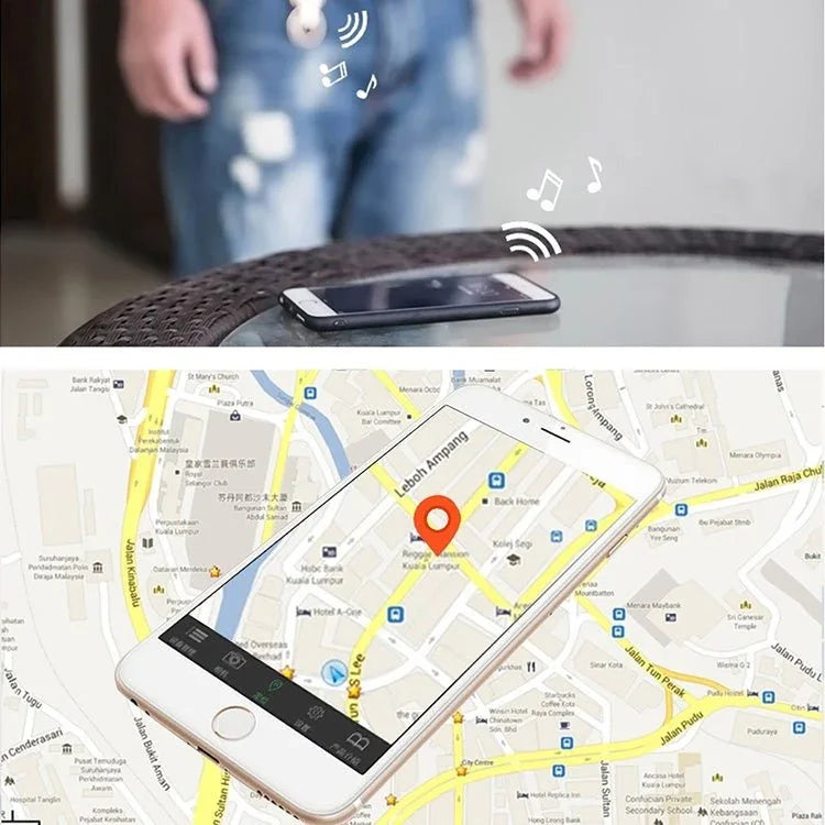 R2 Smart Wireless Bluetooth V4.0 Tracker Finder Key Buckle Anti - lost Alarm Locator Tracker - Trustpick