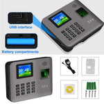 Realand AL325 Fingerprint Time Attendance with 2.4 inch Color Screen & ID Card Function & WiFi - Trustpick