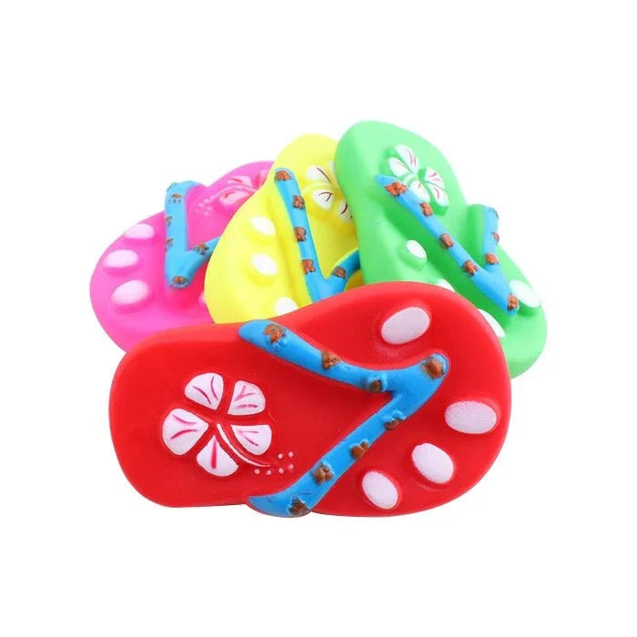 Rubber Squeak Toy for Dog Screaming Chicken Chew Bone Squeaky Ball Dog Toys Tooth Grinding, Random Color Delivery - Trustpick