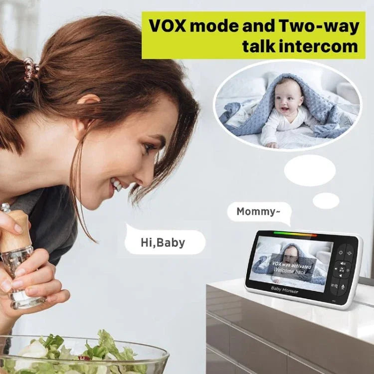 SM650 Wireless Video Baby Camera Intercom Night Vision Temperature Monitoring Cam - Trustpick