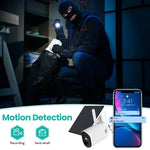T20 1080P Full HD 4G (EU Version) Solar Powered Camera, Support PIR Human Body Infrared Sensor, Night Vision, Two Way Audio, TF Card - Trustpick